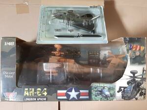 希少品 MOTOR MAX 1/48 AH-64D アパッチ・ロングボウ ／(即決時) エアコンバットコレクション AH-1 コブラ 1/144 より大 1/72 より小