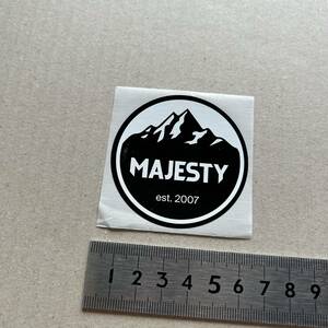 送料無料 ★即決 MAJESTY ステッカー ★ スキー マジェスティ シール デカール アウトドア キャンプ