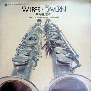 LPレコード　US盤　Bob Wilber Ken Davern Marty Grosz Ray Brown Jake Hanna, Soprano Summit CJ-29　YL106 02