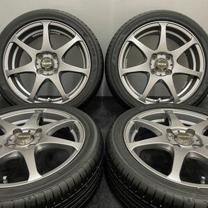 165/50R15 YOKOHAMA/ECOS ES31 16年製 EURO EDITION アルミホイール 15インチ 5J＋45 100 4H 夏タイヤ 4本 ヨコハマ 軽自動車 (3-A958)の画像1