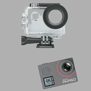 AKASO●V50 Elite アクションカメラ ウェアラブルカメラ 4k60fps 170度広角 40M防水 2000万画素 WiFi/2.1インチ/ブラック/1円スタート/JLの画像2