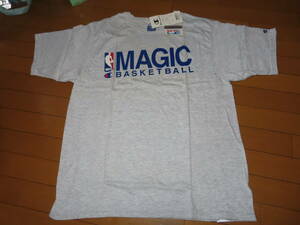 ネコP○デッドストック 80s/90s チャンピオン Tシャツ　NBA magic バスケットボール マイケルジョーダン ヴィンテージ　レトロ 