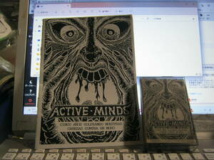 ACTIVE MINDS Acty vu Mines / CINCO ANOS COLPEANDO NUESTRAS CABEZAS CONTRA UN MURO - VOLUME 1:1986-91 кассета книжка 