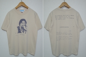 ■2K■Kurt Cobain カート コバーン プリント Tシャツ■メンズ S anvilボディ SAM DURANT GINGHAM■NIRVANA ビンテージ 00s 90s