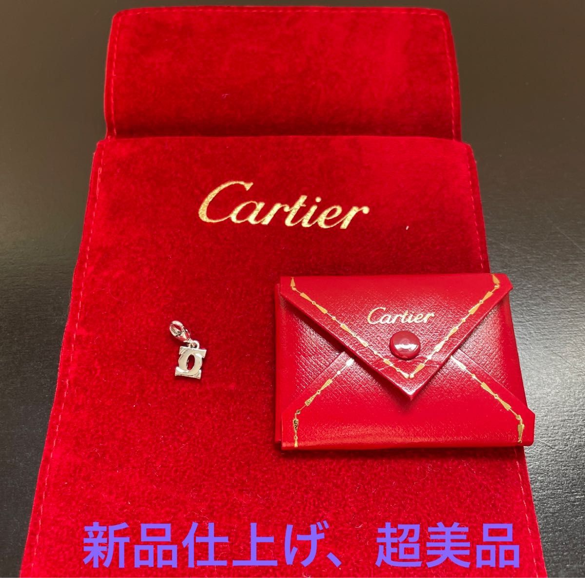 Cartierカルティエ2Cダイヤチャームネックレス750WG 美品|Yahoo