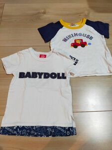 ミキハウス&ベビードールTシャツ70