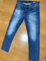 超美品 REPLAY リプレイ ストレッチ デニム パンツ GROVER ジーンズ W28_画像2