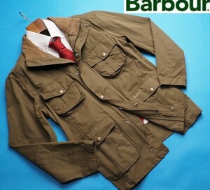 新品 Barbour バブアー ノンオイル ピーチスキン SL SANDERLING ジャケットMカーキ MCA0839SN71