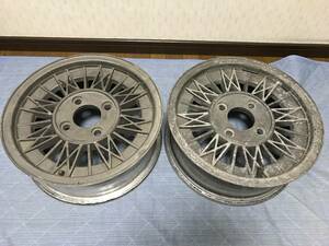 ＜希少・旧車＞ TOYO 14インチ 補修用 2本セット 114.3×4H TMA 450-1 トーヨーZ メッシュA 当時物