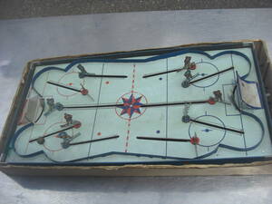 QN289 Tin Toy Showa Retro Diamond Hockey Game. 1950 -х годов 120 размер редкий антиквариат