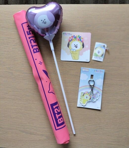 ★カテゴリー変更します★ BTS BT21 5周年アート展 キーホルダー チミー ジミン