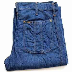 *70s Lee Lee cut off flair Denim брюки w32* bell низ большой bell Dungaree втулка Vintage Old джинсы длина ..