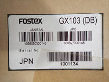中古美品 スピーカー FOSTEX GX103(DB) フォステクス 3WAY バスレフ型 トールボーイ 木目 ダークブラウン 40Hz~45kHz ペア 元箱あり_画像2