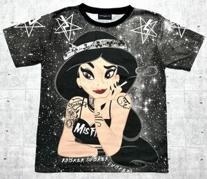 ROCKER SUCKER FUCKER アラジン ジャスミン Tシャツ　　ディズニー ユニセックス DISNEY 早2548