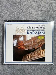 ヨーゼフ・ハイドン 天地創造 カラヤン ベルリン・フィルハーモニー 国内盤 CD2枚組 クラシック ハイドン HAYDN DIE SCHOPFUNG KARAJAN