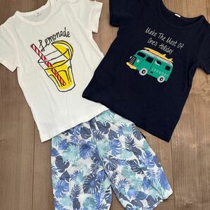 新品　La Chiave（ラキエーベ）半袖Tシャツ　& 美品　ハーフパンツ