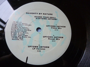 Naughty By Nature / Uptown Anthem 試聴可 US12 SRC刻印入 アッパー名曲HIPHOP CLASSIC Guard Your Grill 収録