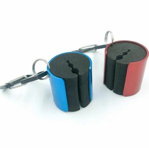 102970 rod . letting go one`s hold . hands free rod holder kalabina attaching 2 color set type C rod clip rod keeper 