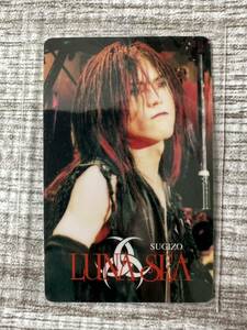 LUNA SEA ルナシー　SUGIZO プラスチックカード　スギゾー　カード　1