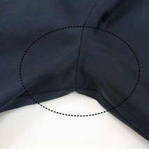 ◆BURBERRY BLUE LABEL バーバリーブルーレーベル ロゴ刺繍 ベルト付 コットン シャツ ワンピース ネイビー×ブラック 36_画像5