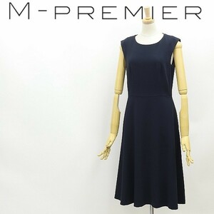  beautiful goods *M-PREMIER M pull mie flair no sleeve One-piece navy blue navy 36