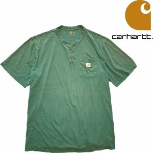 1 точка ◆ Carhart Atmosphere Henry Neck Deep Green Pocket T -Fork Old Old Men 3xl Ladies OK American Casual Street/Sports Mix Mix 558792