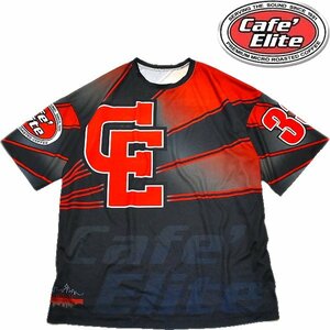 1点物◆Cafe Eliteゲームシャツ総柄Tシャツ古着メンズXLレディースOKアメカジ90sストリート/スポーツブランド中古コーヒー喫茶カフェ558808