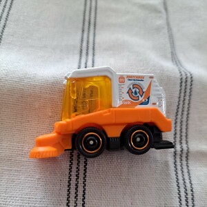 Matchbox - MBX - Sidewalk Sweeper ／ マッチボックス 61/100 道路 清掃車 ミニカー ミニスイッシャー ストリート スイーパー オレンジ 