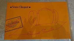 Veuve Clicquot ヴーヴ・クリコ　シャンパン　トラベルセット　グラス２個専用ケース　未使用　飾り 未使用