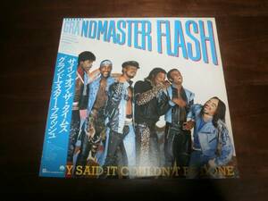 GRANDMASTER FLASH / サイン・オブ・ザ・タイムス THEY SAID IT COULDN’T BE DONE /LP/OBI/帯/日本盤/エレクトロ/PRINCE