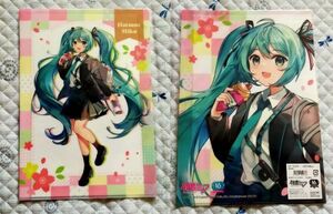 ◆初音ミク×京都◆「初音ミク 16th Anniversary POP UP SHOP ～はんなり京都～」版　A4クリアファイル　修学旅行