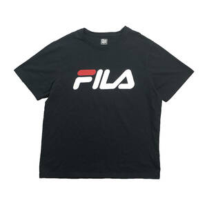 USA 古着 FILA フィラ ロゴプリント スポーツ Tシャツ メンズXL 大きいサイズ アメカジ 中古 BA1942