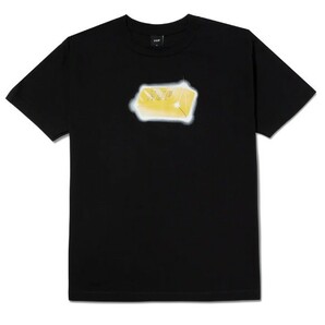 HUF*ハフ*US:XXL[GOLD STANDARD]ブラックプリント半袖Tシャツ