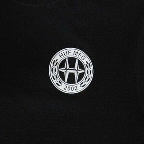 HUF*ハフ*US:M[DOWNTOWN SPINNING]ブラック長袖Tシャツの画像8