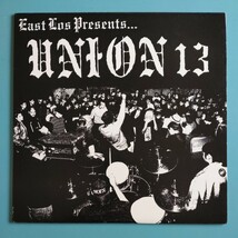 【US盤/試聴済LP】UNION 13『East Los Presents...』Punk★1997年Epitaph 86496-1_画像1