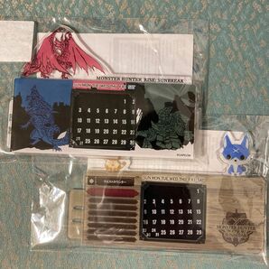 卓上カレンダー 壁掛けカレンダー　モンハン　モンスターハンター　アクリル　カレンダー　CAPCOM SUNBREAK　RISE