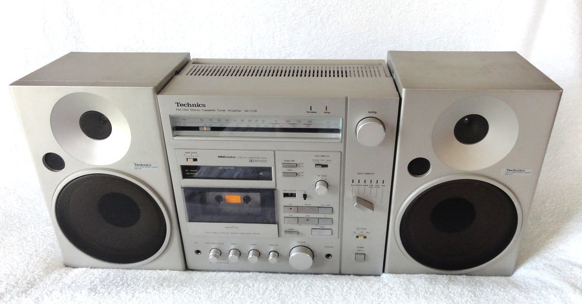 昭和レトロ！Technics ステレオコンポ『SA-C07・SB-F07』+cidisol.org