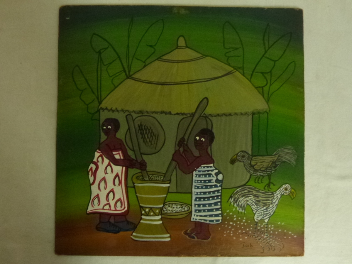 Tingatinga board paint, artwork, painting, others