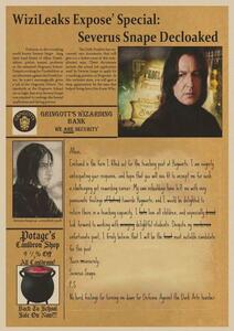 [ anonymity delivery & guaranteed ]Harry Potter Severus Snape Poster / Harry Potter sebrus* Sune ip poster 