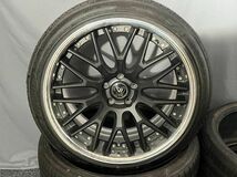 W336★☆VERZ-WHEELS　KCV01　21インチ 10J+7　5H-114.3　クリスタルブラック　1本☆★_画像1