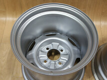 B82 深リム 旧車 レア 当時物 TOPY 純正 加工鉄っちん 14X12J-56 PCD114.3 2本 鉄チン 街道レーサー GX51 GX61 GX71 ケンメリ ハコスカ JDM_画像6