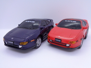 プルバックカー/ドライブタウン◇MR2 （SW20）VIOLET & RED　2台セット