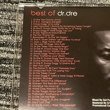 レア Manhattan Records ノベルティ【Best of Dr. Dre】MIX CD / Snoop Dogg/2pac/Death Row_画像3