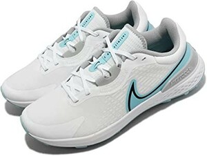 27cm ナイキ インフィニティ プロ 2 白/水 DM8449-114 NIKE INFINITY PRO 2 ゴルフ スパイクレス