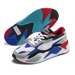 26㎝ プーマ RS-X3 パズル スニーカー 白/青/赤/黒 371570 05 PUMA RS-X3 PUZZLE 