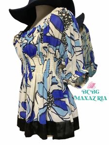 BCBG MAXAZRIA エレガントなトップス・チュニック　　タグ付未使用美品　保管品　正規品　大きめサイズ(°▽°)