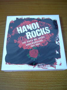 ◆貴重 HANOI ROCKS/DAYS WE SPENT UNDERGROUND 1981-1984◆5CD ハノイ・ロックス 国内未発◆