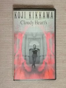 VHSビデオ『Cloudy Heart's』吉川晃司(中古)　＊ミュージックビデオ.DVD.BD.COMPLEX