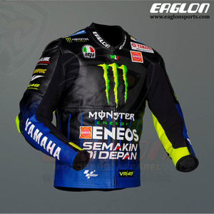 海外 送料込み 　高品質　バレンティーノ・ロッシ 46 VALENTINO ROSSI レーシングレザージャケット　MOTOGP サイズ各種　レプリカ e