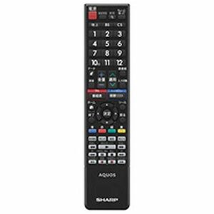 SHARP(シャープ) 純正テレビ用リモコン RRMCGD162WJSA部品番号：0106380480